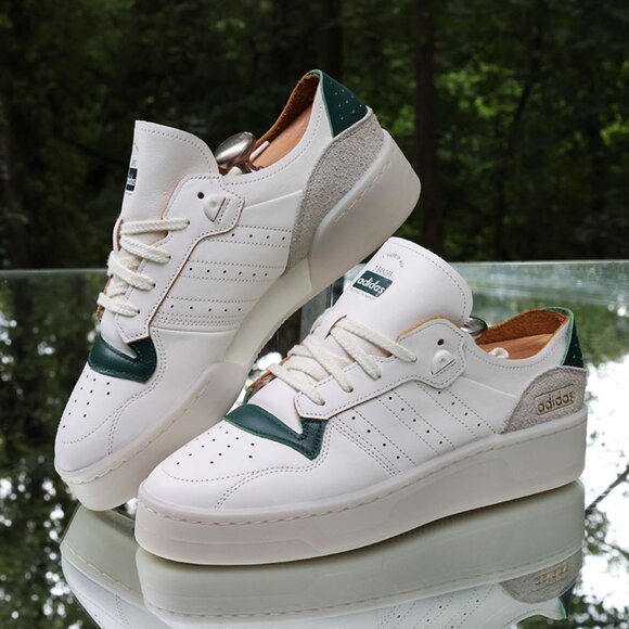 Adidas Rivalry Summer Low White Green Size 10 - Picture 2 of 13